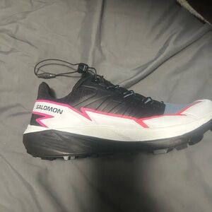 Salomon Black and Pink Trail Running Shoe